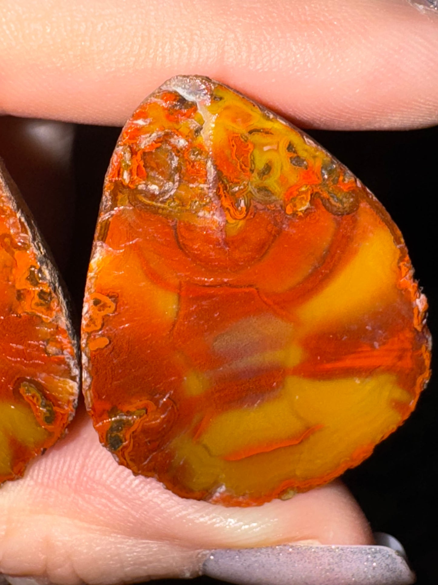 Zhanguo Agate Pair 38A