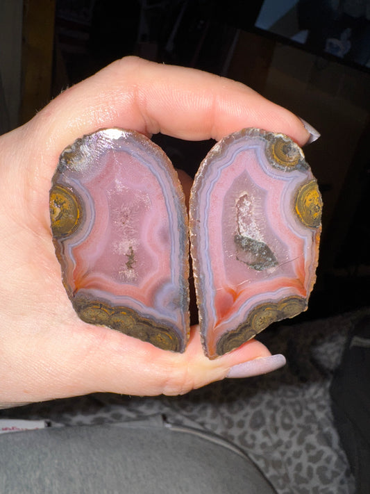 Zhanguo Agate Pair 75A
