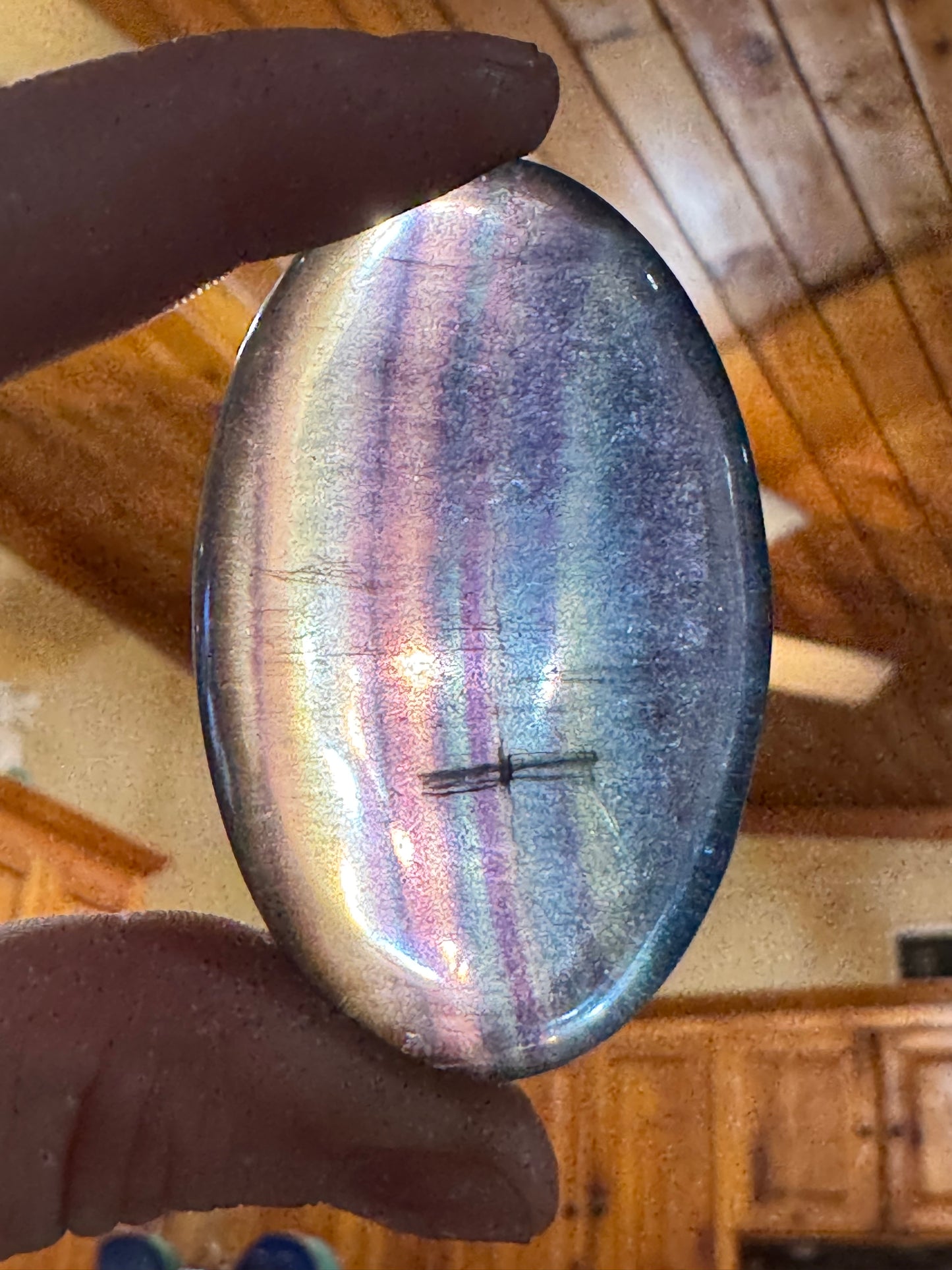 Rainbow Fluorite Palm Stones