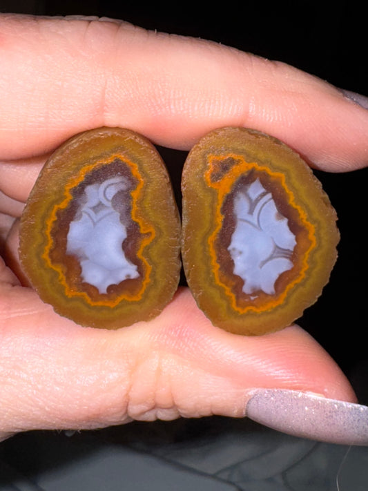 Zhanguo Agate Pair 36A