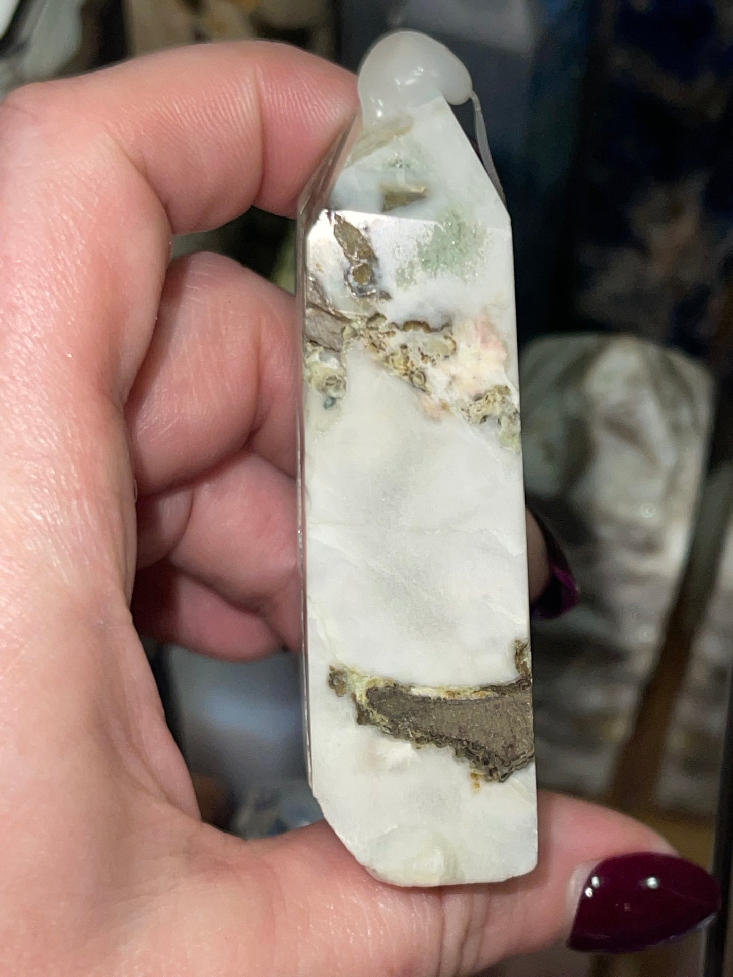 Druzy Quartz Tower (unknown crystal mineral)