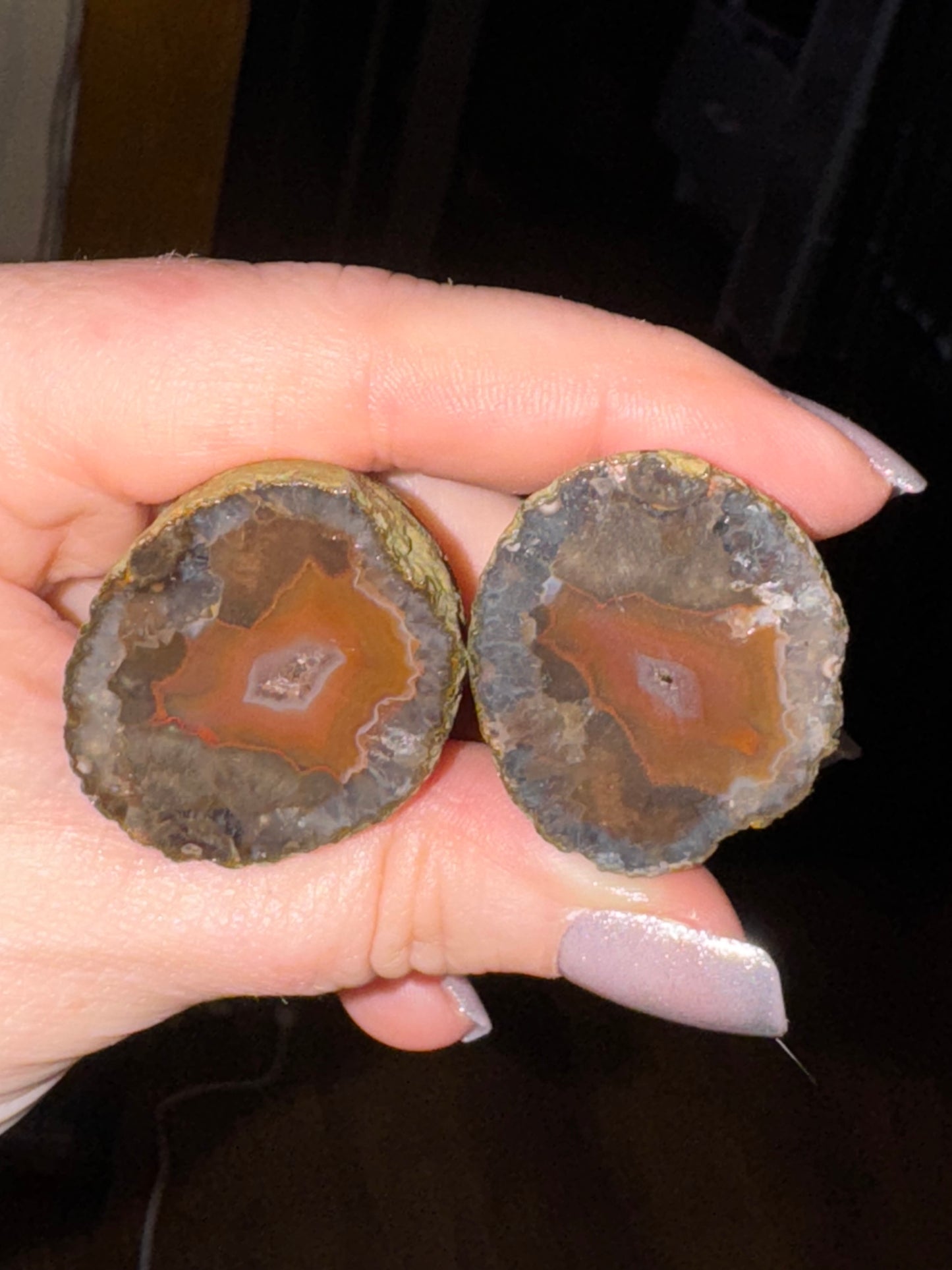Zhanguo Agate Pair 35A
