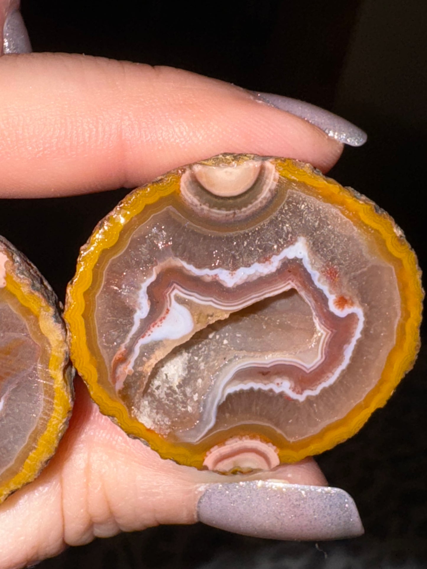 Zhanguo Agate Pair 57A