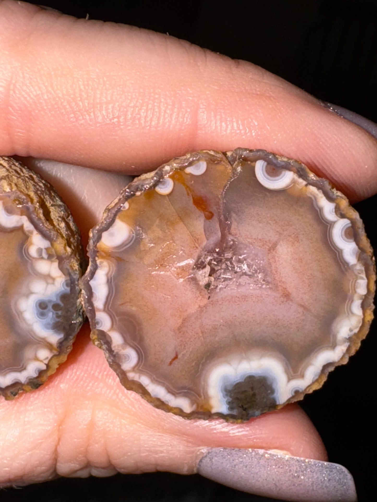 Zhanguo Agate Pair 56A