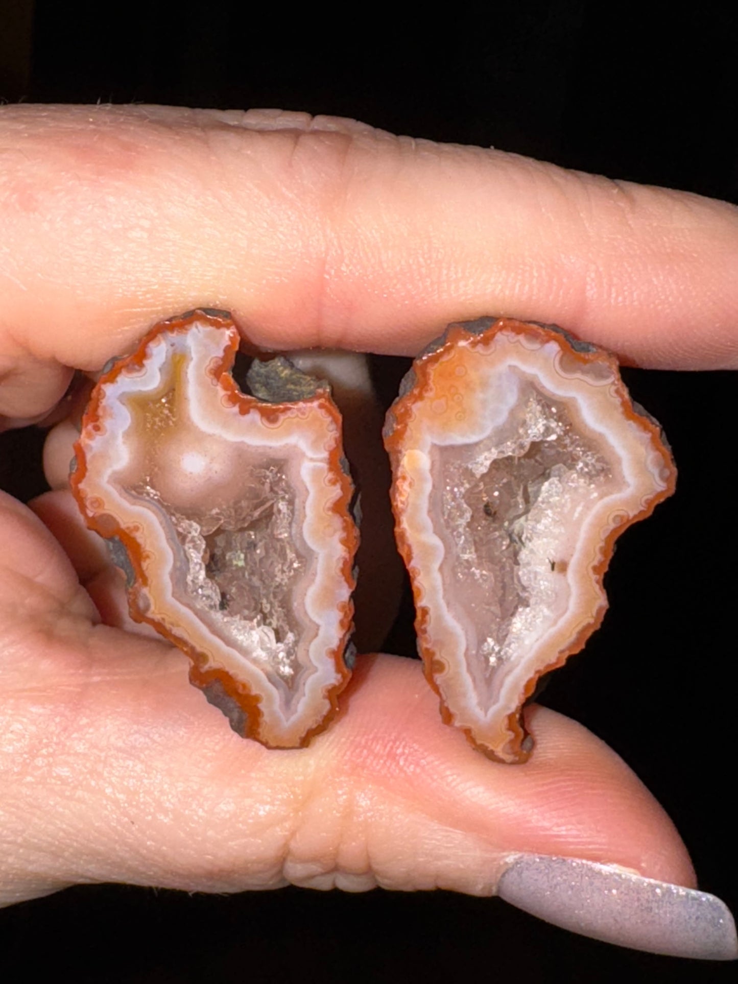Zhanguo Agate Pair 32A