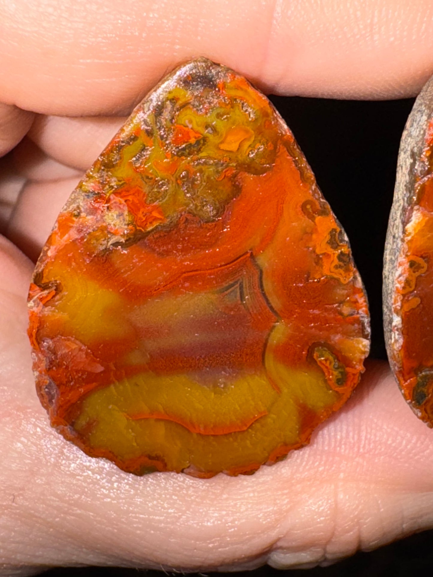 Zhanguo Agate Pair 38A