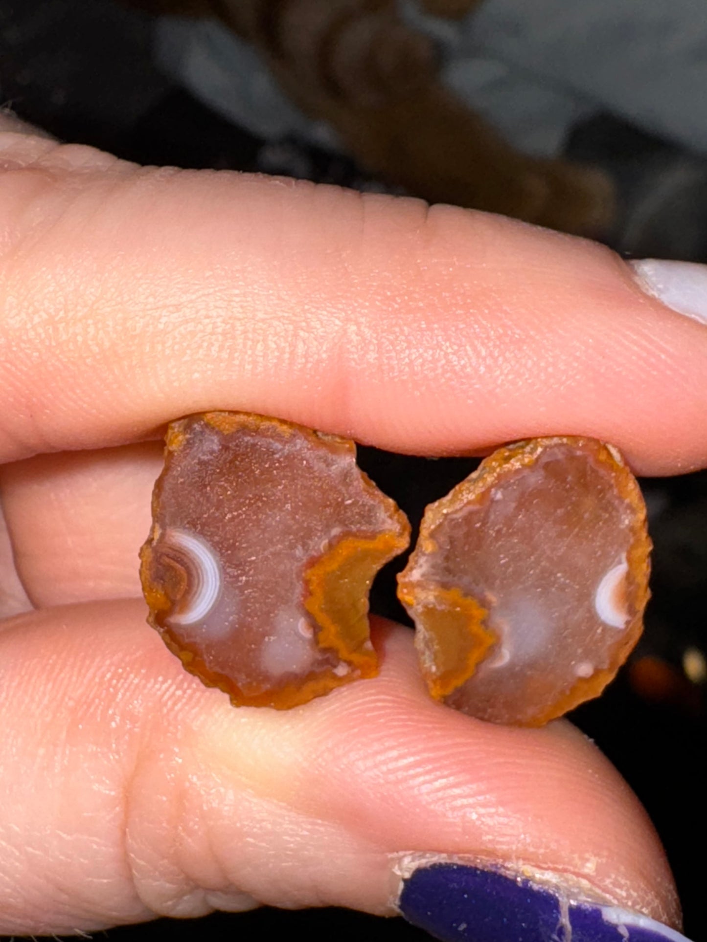 Zhanguo Agate Pairs $6