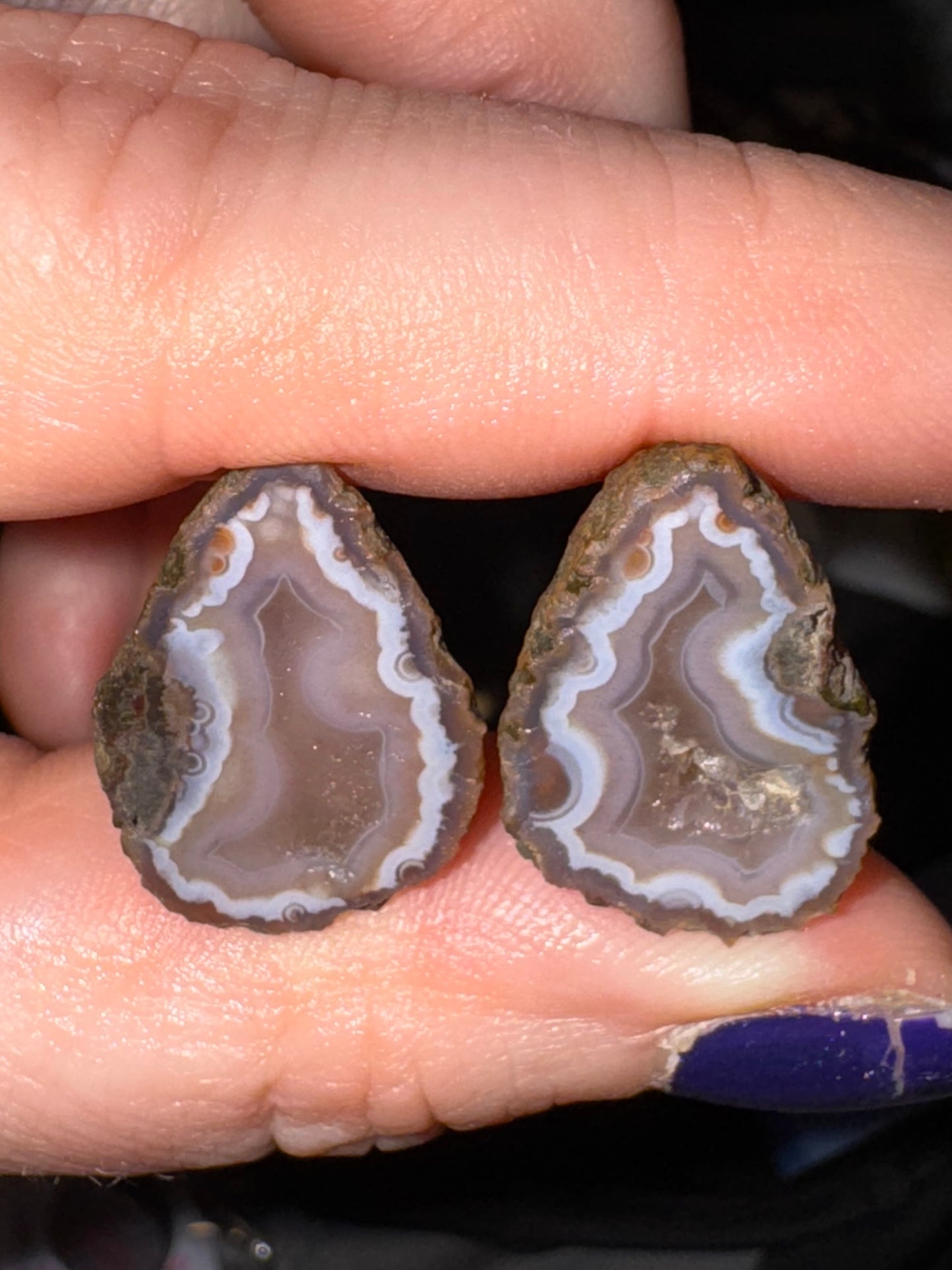 Zhanguo Agate Pairs $12