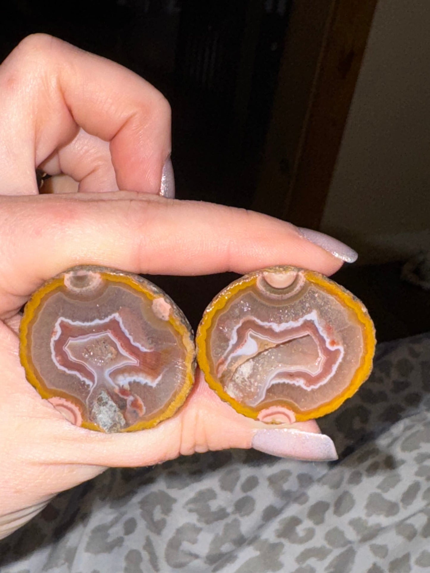Zhanguo Agate Pair 57A