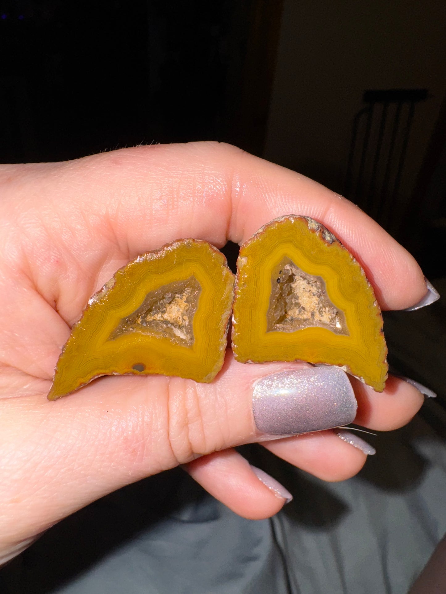 Zhanguo Agate Pair 31A