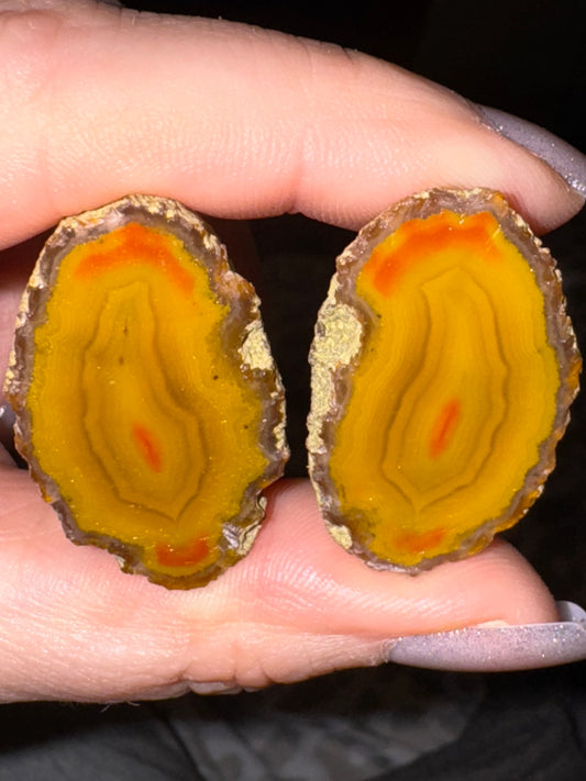 Zhanguo Agate Pair 38B