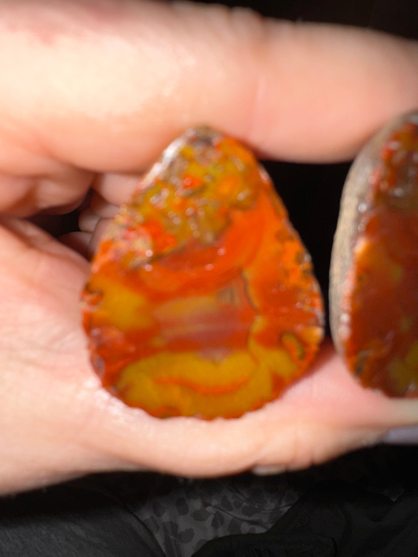Zhanguo Agate Pair 38A